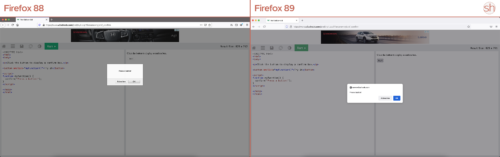 Firefox 89 Proton-Design