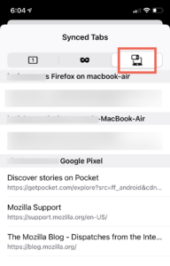 Firefox 34 für iOS