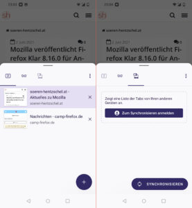 Firefox 89 für Android