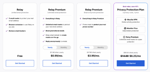 Mozilla Privacy Protection Plan
