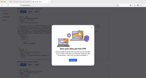 Kostenloses Mozilla VPN für Nutzer von Windows 10