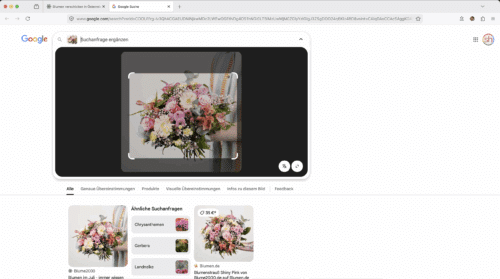 Google Lens in Firefox