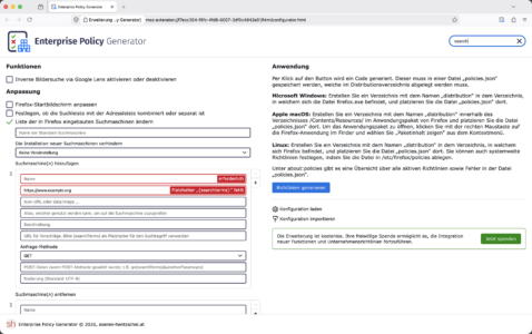 Enterprise Policy Generator 8.0