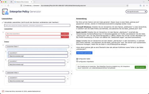 Enterprise Policy Generator 8.0