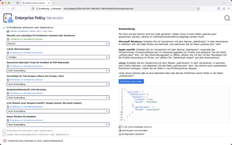 Enterprise Policy Generator 8.0