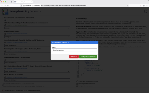 Enterprise Policy Generator 8.0
