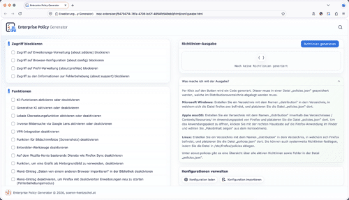 Enterprise Policy Generator 9.0