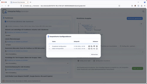 Enterprise Policy Generator 9.0
