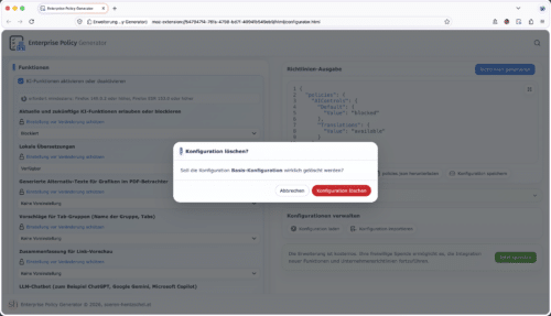 Enterprise Policy Generator 9.0