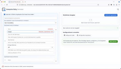 Enterprise Policy Generator 9.0