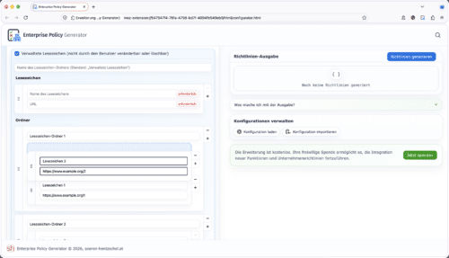 Enterprise Policy Generator 9.0