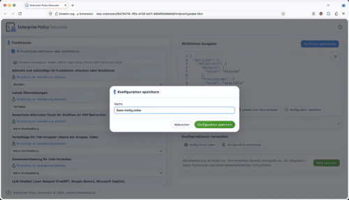 Enterprise Policy Generator 9.0