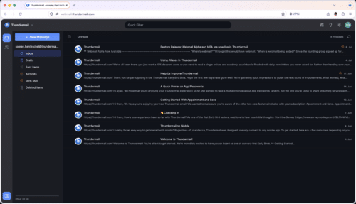 Thundermail Webmail