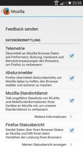 Firefox Mobile 35 für Android