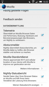 Firefox Mobile Stumbler